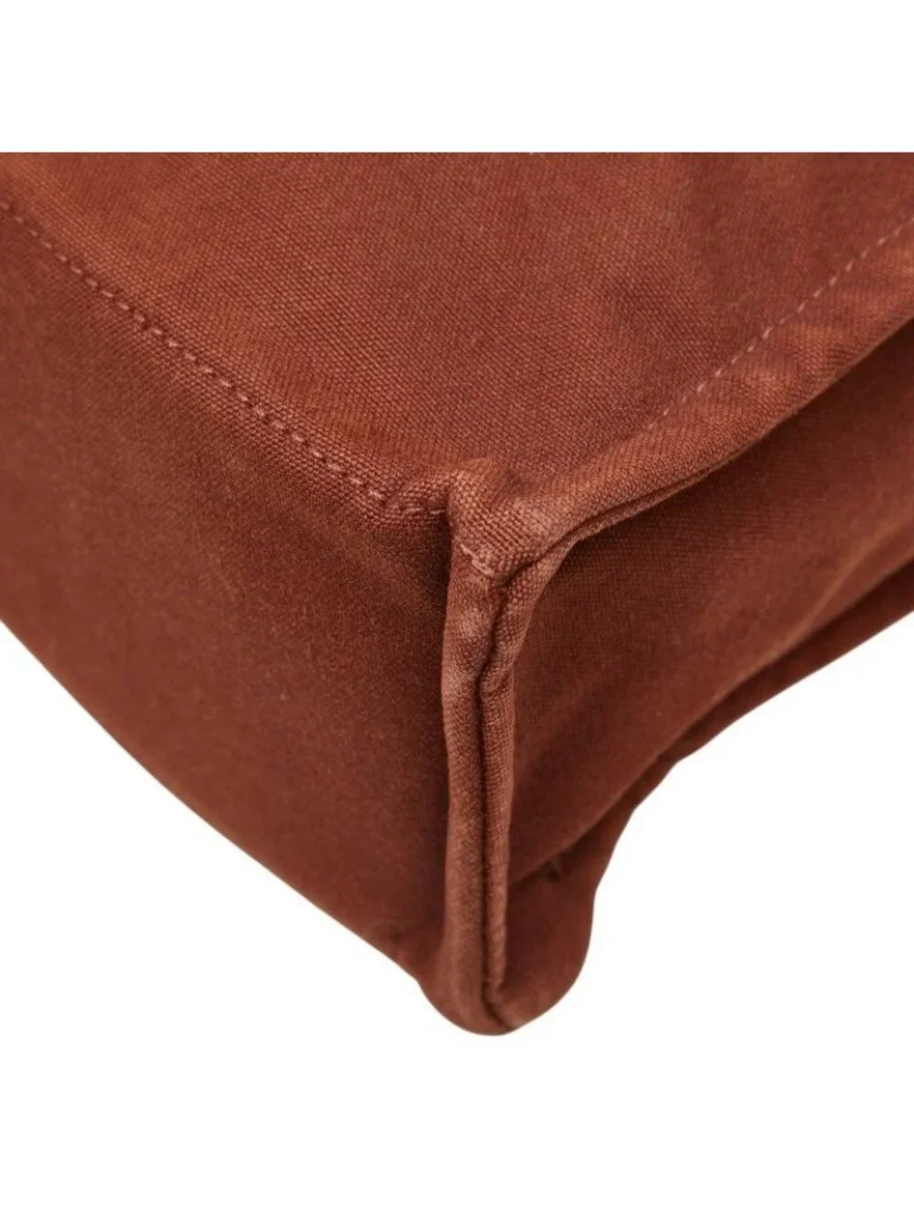 Hermes Full Toe MM Tote Brown Canvas